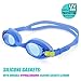 USHAKE Kids Child Swim Goggles, Anti-Fog UV Protection Soft Silicone Frame Swimming Goggles with Clear Lenses, Easy to Use for Kids Children and Early Teens (Ages 4-12)