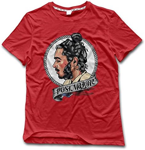 HLSM Post Malone Customized Cool Shirt for Unisex White