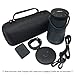 AhaStyle Hard EVA Shockproof Bag Travel Carrying Case [Exact Fit] [Carabiner Included] for Bose SoundLink Revolve Bluetooth Speaker (for Bose SoundLink Revolve+)