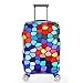 Fvstar Luggage Cover Washable Dustproof Travel Suitcase Cover Spandex Elastic Luggage Protector TSA Approved Baggage Protective Cover with Zipper Closure