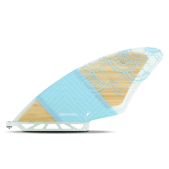 Future Fins Stand Up Paddle Board SUP Honeycomb Single Zen Bamboo Fin Mint