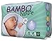 Bambo Nature Eco Friendly Baby Diapers Classic for Sensitive Skin, Size 1 (4-9 Lbs), 28 Count (6 Pack)