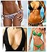 Adramata 8 PCS Sexy Belly Waist Chain Bikini Body Chain for Women Beach Body Necklace Chain Jewelry Set