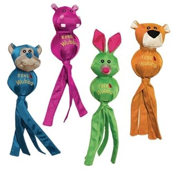 KONG Wubba Ballistic Friends, Small Dog Toy, Assorted by KONG