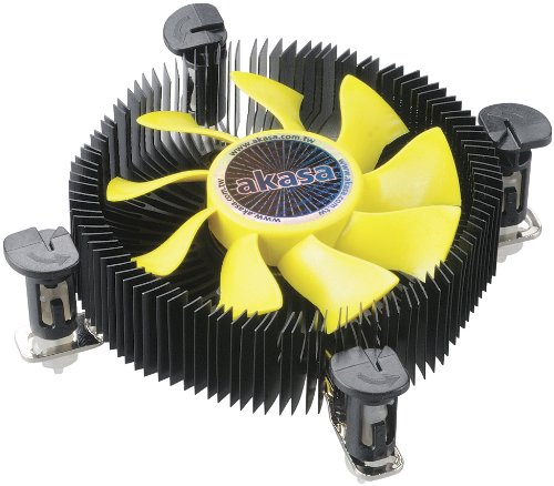Akasa AK-CC7118HP01 K25 Low Profile Intel CPU Processor Cooler