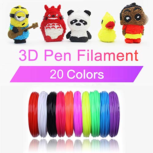 3D-pluma-filamento-20-colores-10m-PLA-Materiales-de-Impresin-3D-para-la-3D-Pluma-175mm-PLA-10-metros-328ft-cada-color