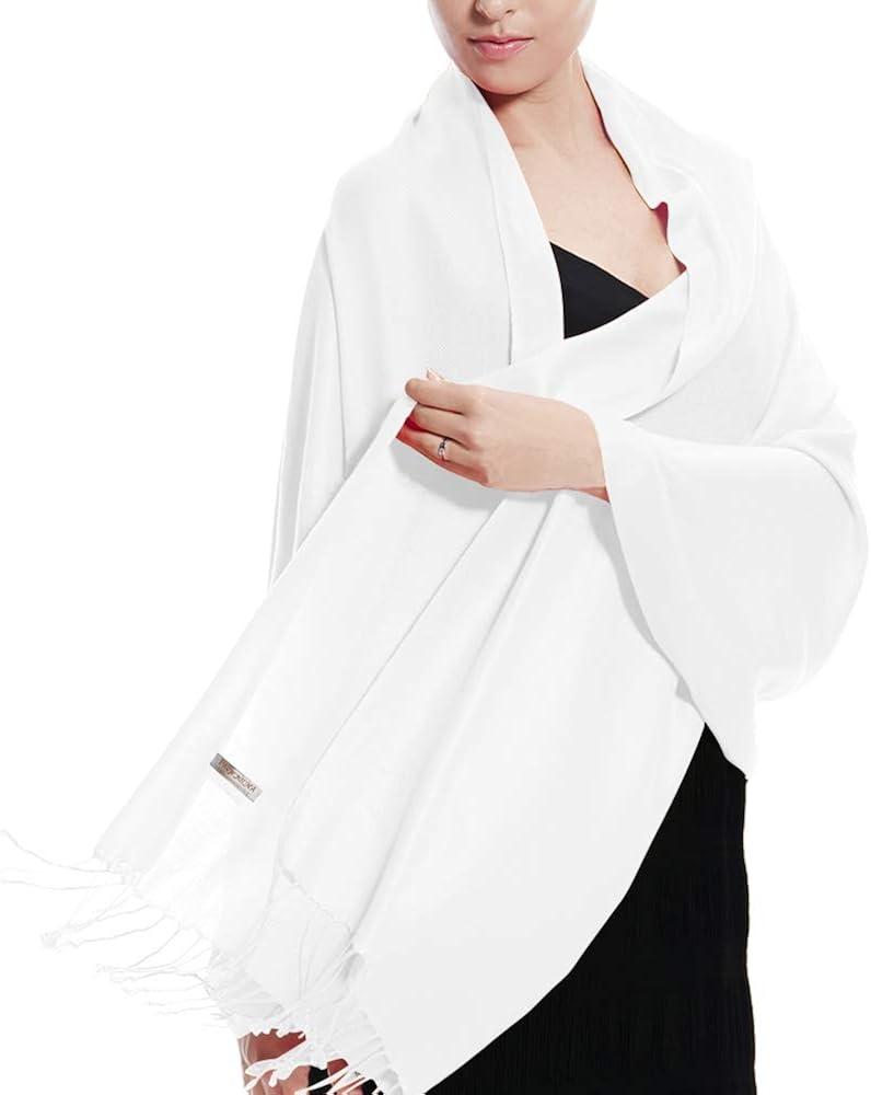 Pashmina Large Soft Plain Shawl/Wrap/Scarf for Women