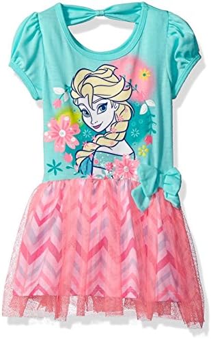Disney Frozen Girls Toddler Elsa Fashion Tulle Dress (4T)