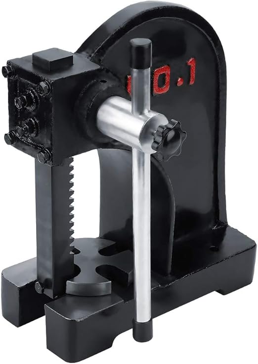 1 Ton Arbor Press, Heavy Duty Manual Desktop Hand Punch Press Machine