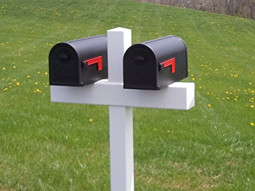 Handy Post Double 54-in x 32-in White Vinyl Mailbox Post Sleeve