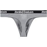 ZONBAILON Men's Thongs Sexy Man G-String Butt Flaunting T-Back Underwear Pouch