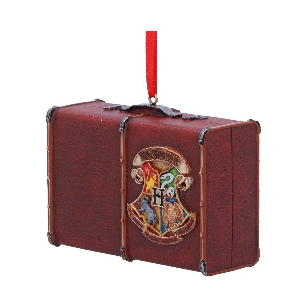 Nemesis Now Officially Licensed Harry Potter Hogwarts Suitcase Trunk Hanging Ornament, Brown — image 1