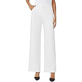 iChosy Womens High Waist Wide Straight Leg Trousers Casual Slacks Dress Pants with Pockets