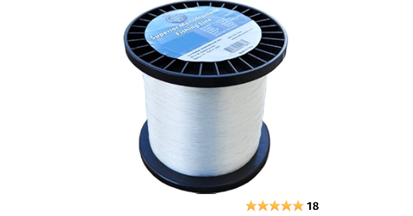 Amazon Com Joy Fish Monofilament Fishing Line 100 Lb Test Approx 430 Yards 1 Lb Spool White Twin Pack Sports Outdoors