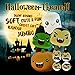 Purple Ladybug Novelty Slow Rising Halloween Spooky Jumbo SQUISHIES Pack: Gift Box Includes Vampire, Ghost, Pumpkin, and Frankenstein Kawaii Soft Squishy Toys - Squishys are Great Sensory Toys!