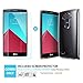 Ringke Fusion Compatible with LG G4 Case Crystal Clear PC Back TPU Bumper with Screen Protector Drop Protection, Shock Absorption Technology (Attached Dust Cap) for LG G4 - Clear