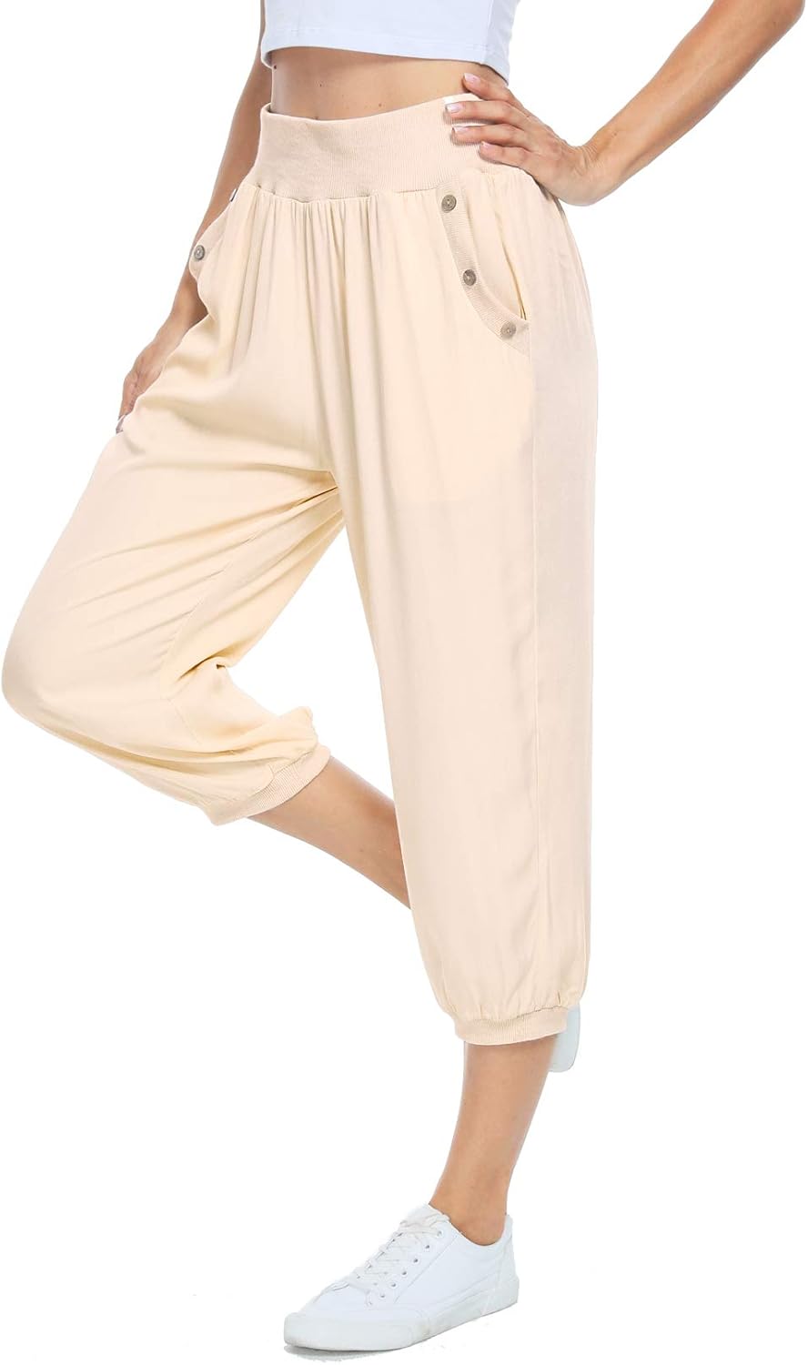 plus size capri joggers