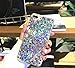 Keklle iPhone Case Psychedelic Rave Holographic Sparkle Bling Glitter Shiny Reflective Cover With Laser Beam, [Extra Thin TPU Protective Case] for iPhone (Shiny Sequins, iPhone 7/iPhone 8)