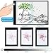 selizo A4 Tracing Light Box Tracer LED Tracing Pad with Light Box Stand and Tracing Paper for Diamond Painting Drawing Sketching Animation