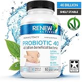 #1 BEST DOUBLE STRENGTH Probiotic 40 Billion - Eliminates Harmful Toxins & Waste! Kick Start Weight loss! Improves Digestions, Bowel Regularity & Increased Energy - Guaranteed!