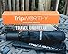 TripWorthy Travel Umbrella Windproof Compact Lightweight Durable Auto Open Feature Convenient for Travelers or Professionals Men or Women