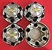 REPLACEMENT PART: Set of 4 Chrome Chevy Silverado 6 Lug 1500 Center Caps 16