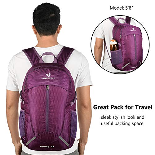 NEEKFOX Lightweight Packable Hiking Backpack 30L Travel Hiking Daypack