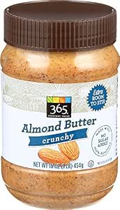 365 everyday value crunchy almond Butter (099482449513)