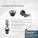Stufurhome NW-3322SO Over Mount Stainless Steel 2-Hole Single Bowl Kitchen Sink, 33