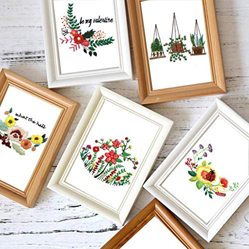 image for Louise Maelys Flower Embroidery Kit for Beginner Hand Embroidery Start