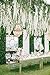 3.6 FT Wisteria Artificial Flowers Fake Hanging Wisteria Vine Ratta Silk Flowers for Home Wedding Party Decor, 24 Pieces