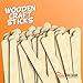 Popsicle Sticks for Crafts - Craft Sticks Pack 1100 Wooden Sticks for DIY Projects with Natural Wood Safe for Ice Popsicles - Wooden Craft Sticks Ready to Use & Perfect for Classrooms, Home and More
