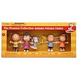 NJCroce Charlie Brown and The Peanuts Bendable Figures Set