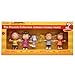 NJCroce Charlie Brown and The Peanuts Bendable Figures Set