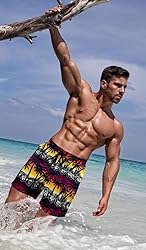 Men's Swim Trunks Quick Dry Hawaiian Board Shorts