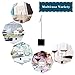 10pcs Table Number Holder Name Place Card Holder Memo Clip Holder Stand Note Holder Pictures Card Paper Menu Clip (Black)
