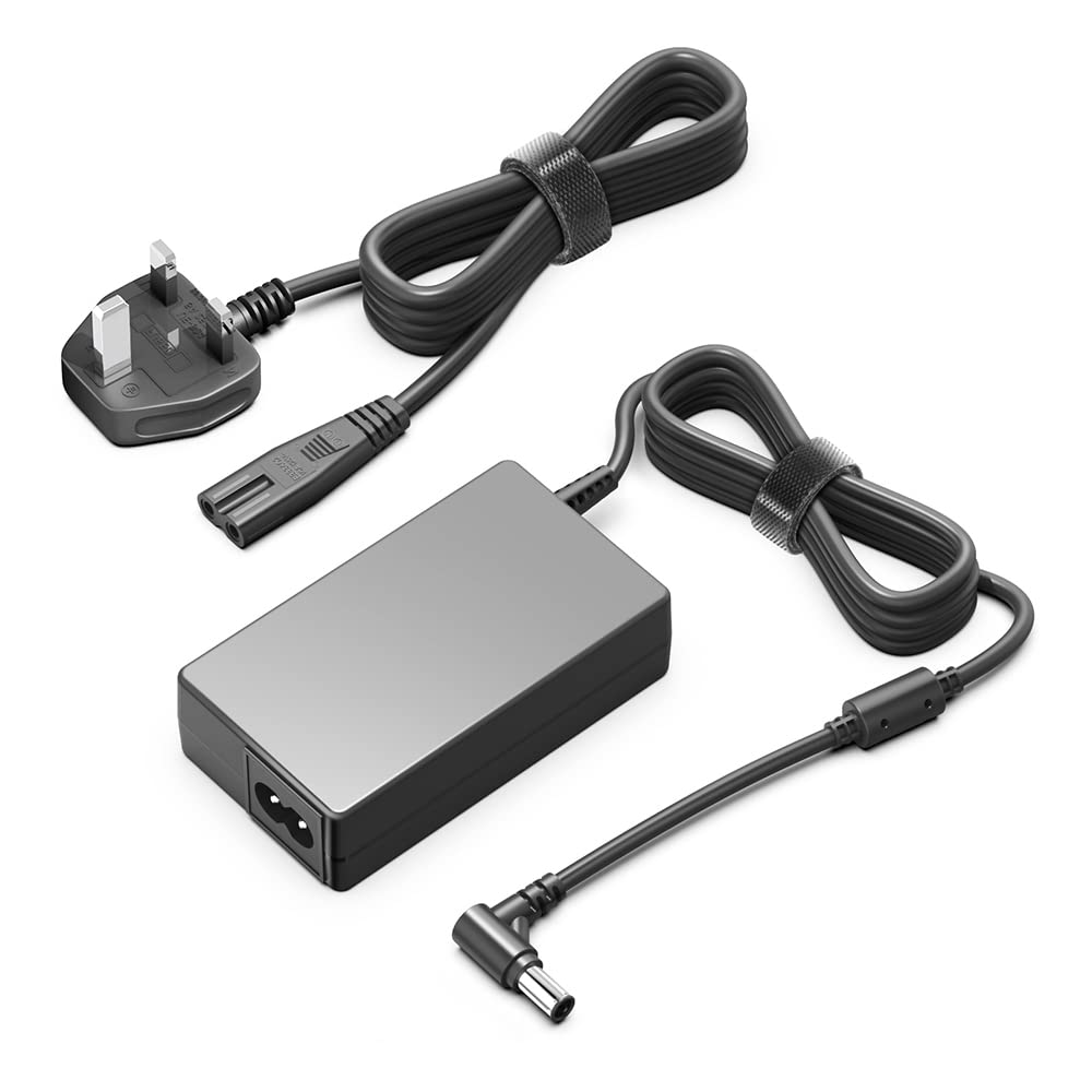 TAIFU 19V Power Supply Cable for LG Monitor 22MK600M 22MK400H 24EN33TW 25UW64 25UM58 27UN83A IPS236V 29UM69G 32UN88A 32LH510B 34WP500;Samsung TV Monitor Soundbar Charger Power Adapter