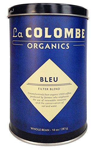 Whole Bean Coffee Organic - La Colombe Bleu Filter Blend, 10oz Can