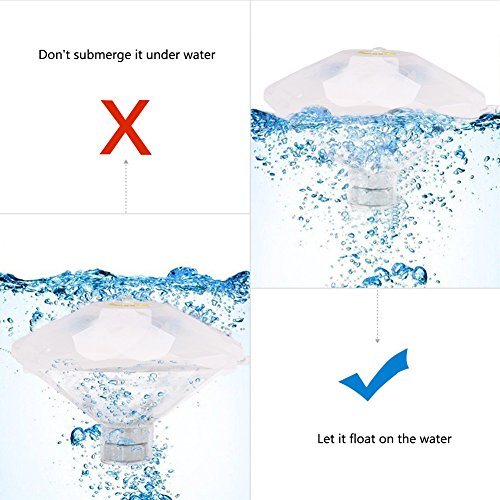 Coquimbo Swimming Pool Lights, LED Pond Lights with 7 Modes Baby Bath Tub Toys Floating Lights for Hot Tub, Fountain, Disco Pool Party or Pond Decorations - Thumbnail 6