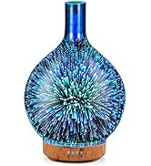 Amazon.com: Porseme Essential Oil Diffuser 3D Glass Aromatherapy ...