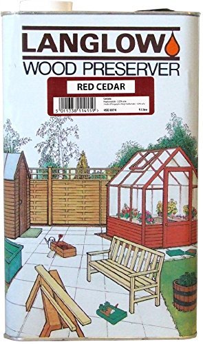 Langlow Wood Preserver 5l Red Cedar By Langlow Buy Online In