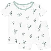 KYTE BABY Toddler Short Sleeve Pajama Set - Pjs for Toddlers Made of Soft Rayon Made From Bamboo Material