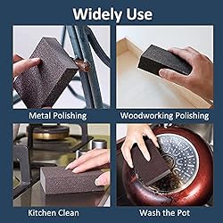 Jersvimc 80 Grit Coarse Sanding Block - 12Pcs, Wet
