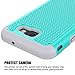 SYONER Shockproof Phone Case Cover for Samsung Galaxy J7 V 2017 (1st Gen) / Galaxy J7 2017 / Prime/Perx/Sky Pro/Halo [Turquoise]