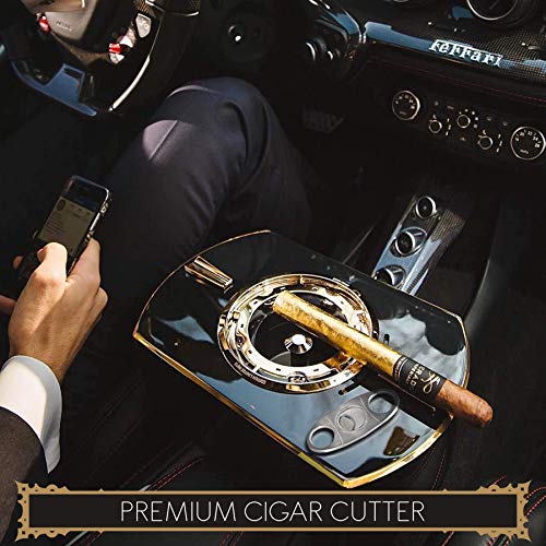 Eyozka Whiskey Glass Set Gift Box - C. Cutter and Whiskey Stones Included - Chilling Stones Gift Set - Scotch Bourbon Glasses Bar Accessories - Reusable Ice Cubes - Unique Gifts for Men - Image 5