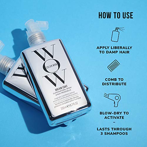 COLOR WOW DREAM COAT SUPERNATURAL SPRAY, 6.7 FL OZ – KEEP YOUR HAIR FRIZZ-FREE AND SHINY NO MATTER THE WEATHER WITH AWARD-WINNING ANTI-HUMIDITY TREATMENT