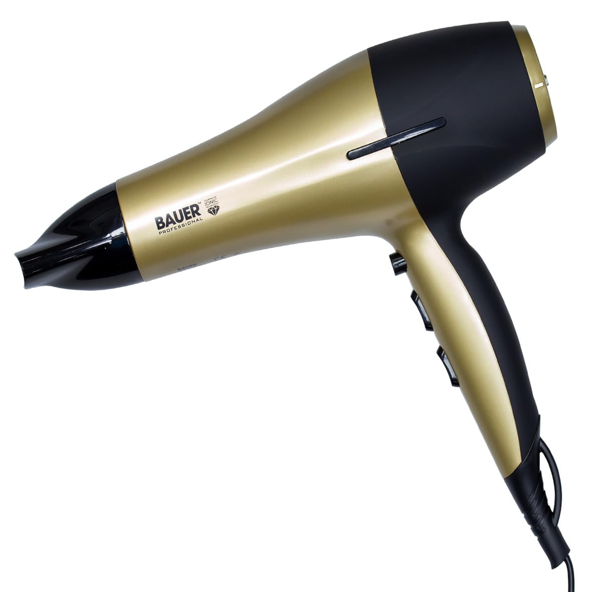 Bauer Professional 38830 TourmaPro 2200W Hair Dryer / Salon Quality For Frizz Free Finish / Includes Concentrator Nozzle