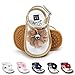 BENHERO Infant Baby Girls flower Anti-Slip Rubber Sole Prewalker Toddler Sandals (12cm(6-12Months), Black)