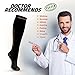 Compression Socks for Men & Women - Great For Sports - Running, Fitness, Exercises, Training, Jogging, Flight Travel - Better Results With Copper Support & Fast Recovery - Pair