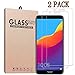 [2-Pack] SHENGSHUO Screen Protector for Huawei Honor 7A,Premium Quality Tempered Glass Protective Film 0.33mm Anti-Bubble Shield 9H Hardness Clear Scratch Resist Bubble-Free Anti-Fingerprint